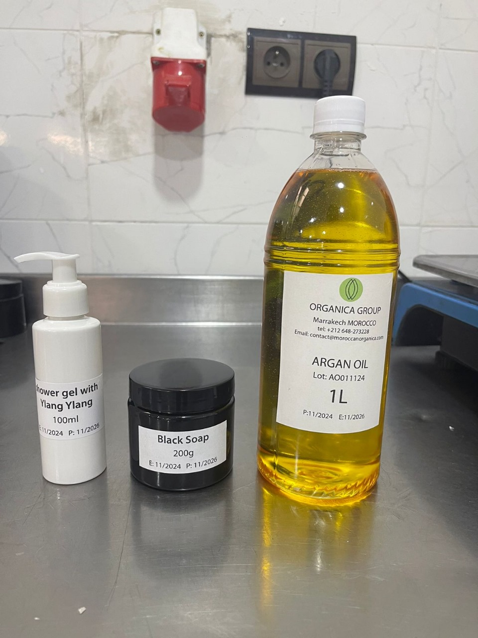 Traditional Moroccan ingredients raw processing
